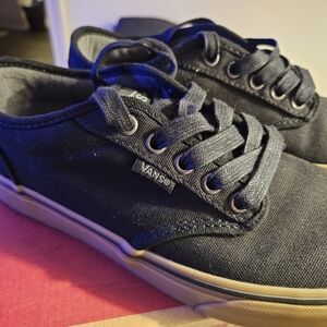 Vans Black Canvas Sneakers